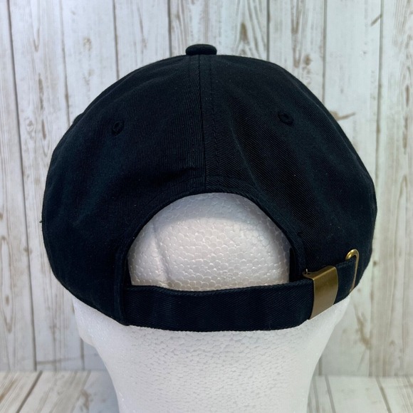 MUKA Paid‎ Bear Dad Hat Cap Black Distressed Baseball Embroidered MU:KA: - Picture 4 of 9